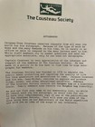 Jacques-yves Cousteau Society Letter On Letterhead For Autograph Request