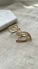 14k Yellow Gold Leaf Design Clip-on Earrings  4 07g  Genuine  585 Gold
