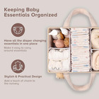 Baby Diaper Caddy Organizer With Handle  Boy   Girl Shower Gift Basket  Portable
