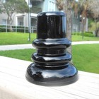 Purple Blackglass 1997 28th Nia Chicago Il Commemorative Glass Insulator