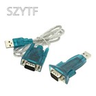 3ft Translucent Usb 2 0 To Db9 Rs232 Serial Converter 9 Pin Adapter Cable Pda