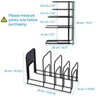 Toplife Heavy Duty Pan Organizer  5 Tier Pot 10 5 X 7 5 X 15 6 Inches  Black