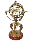 18  Nautical Solid Brass Armillary Sphere Vintage Astrolabe Globe For Decorative