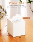 Tissue Box Cover  Square Plastic Tissue Box Holder With Anti Slip Base  Moder   