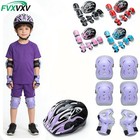 Safety Helmet Protective Set For Kids Gear 3-10 Years Old Adjustable Bike