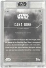 Topps Star Wars Stellar Signatures Cara Dune Gina Carano Auto 13 20