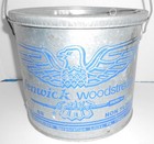Vintage Fenwick Woodstream Galvanized Metal Minnow Bait Bucket  nice   Hlwy Clst