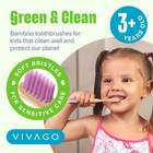 Kids Toothbrush With Soft Bristles 6 Pack - Toddler Toothbrush With Colorful Bam