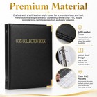 480 Pockets Coin Collection Album Book Holder Coin Storage Organizer Collector