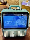Portable Karaoke Machine With Lyrics Display Touch Screen Easy Carry With Strap