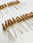 24 Vintage Philco Gold Plated Threaded Transistors