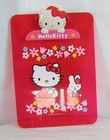 Hello Kitty Clipboard Clear Red Full Size Vintage Sanrio 2000