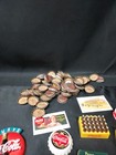 Vintage Coca-cola Coke Soda Magnets Caps Trinket Mirror Keychain Lot 