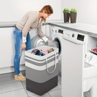 Large Foldable Storage Laundry Hamper  Dirty Clothes Basket  Wash Bag Organizer