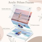 5x7 Photo Frame Acrylic Magnetic 10 Pack Freestanding Double Sided 20 Mm Thick