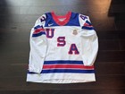 Ntdp Team Usa Game Worn Hockey Jersey  43 Mikey Berchild Nike Swift Hurricanes