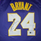 Beckett Kobe Bryant Signed Lakers Jersey Purple Autographed 