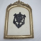 Tin silver Sacred Heart With Angels Milagro Ex Voto
