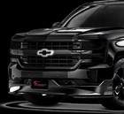 2016   2018 Chevy Silverado Led Lighted Front Grille Emblem Black Finish