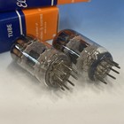 Pair Ge 6201 12at7wa 3 Mica D-getter 12at7 Ecc81  Maxi-pre Tested Strong  Bn4232