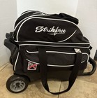 Krx Strikeforce Black Red White 2 Double Ball Roller Zip Around Bowling Bag