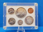 1965 Canadian Royal Mint 6 Coin Set-4 Coins 80  Silver