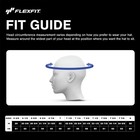 Flexfit Unisex Cotton Twill Fitted Baseball Cap  White  Large-x-large  White