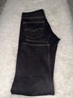 Levi   s 501 Original Fit Men   s Black Jeans W32 L30 Button Fly Straight Leg Denim
