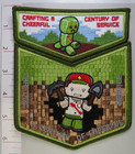Minecraft Scout Themed Oa Flap Patch Set Arrowmen Cheerful Service Spoof