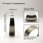 Titanflowracing Titanium 3  Pie Cuts Tight Radius 5 Pack  45   Total   1 14d Clr