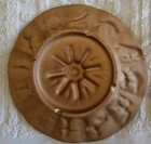 Vtg Mcm Haeger Orange Red Zodiac Star Sign Astrology Decorative Plate 60s 70s