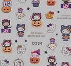 Hello Kitty Halloween  Fun Spooky Nail Art Stickers