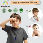 Chew Necklaces For Sensory Kids  7 Pack Saber Tooth Sensory Chew Necklaces Fo   