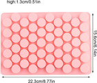2pcs Round Silicone Candy Molds Mint Column Mold For Hard Candy Gummy Caramels