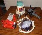 Mattel Major Matt Mason Toys Star Seeker Space Crawler Bubble Uni Hauler Lot