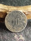 Usa  United States  Silver Trime  Three Cents  3c  1852 