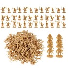 200x Plastic Medieval Soldier Toys Figures Creative Diy Model Toy Gift Age 3 