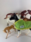 Lot 6 Breyer Horses Figures Mixed Breeds Colors Appaloosa Foal Lefty Sport Horse