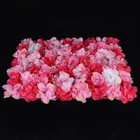 12pcs Rose Flower Wall Panels Artificial Silk Wedding Decor Party Home Floral