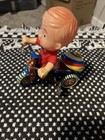Vintage 90s Schylling Tin Bell Cycle Wind Up Toy With Box Works Great Nib