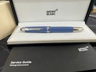 New Montblanc Glacier Blue Luxury Rollerball Pen Edition 2025 - Vip Gift Box