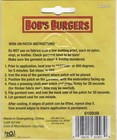 Bob s Burgers Animated Tv Series Bob With Burger Logo Embroidered Patch Unused