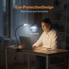 Lepower Clip On Light reading Lights book Light desk Lamp Color Changeable ni   