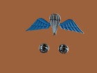 British Military Jump Wings Badge 2 7 8  Double Post Metal Pin 
