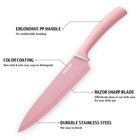 6pcs Kitchen Knife Set Stainless Steel Colour Coded Non-stick Cooking Knife Set