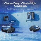 New Seauto Cordless Robotic Pool Vacuum Cleaner 3h Floor walls waterline Cleans