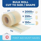 Hydrocolloid Roll For Wound Care 2in X 12ft Medical Grade Hydrocolloid Bandage