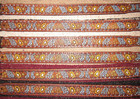 Vintage Western Wright Floral Buckstitch Leather Belts 6 Pc Size 26 New