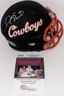 Justin Blackmon Signed Autographed Oklahoma State Cowboys Mini Helmet Jsa Coa 