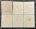 Australia Postage Stamps Sg30 One Penny Block Of 6 Red Lmm Cat   48